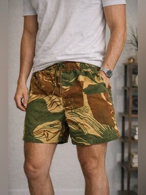 QILO OTTE Gear Safari Rhodesian Camo Hybrid Shorts Tactical Streetwear  Size M